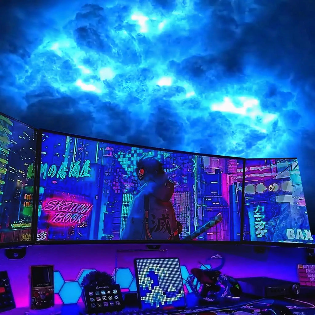 Cloud LED Lights Music Sync 3D Thundercloud Ceiling Lamp