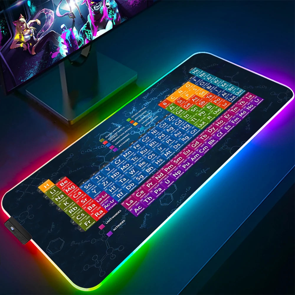 Keyboards Gaming Mat Periodic Table RGB