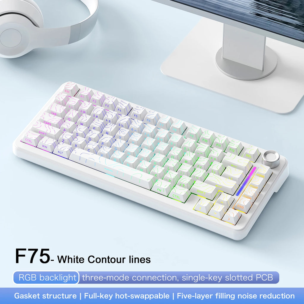 F75 Bluetooth Three-mode Keyboard