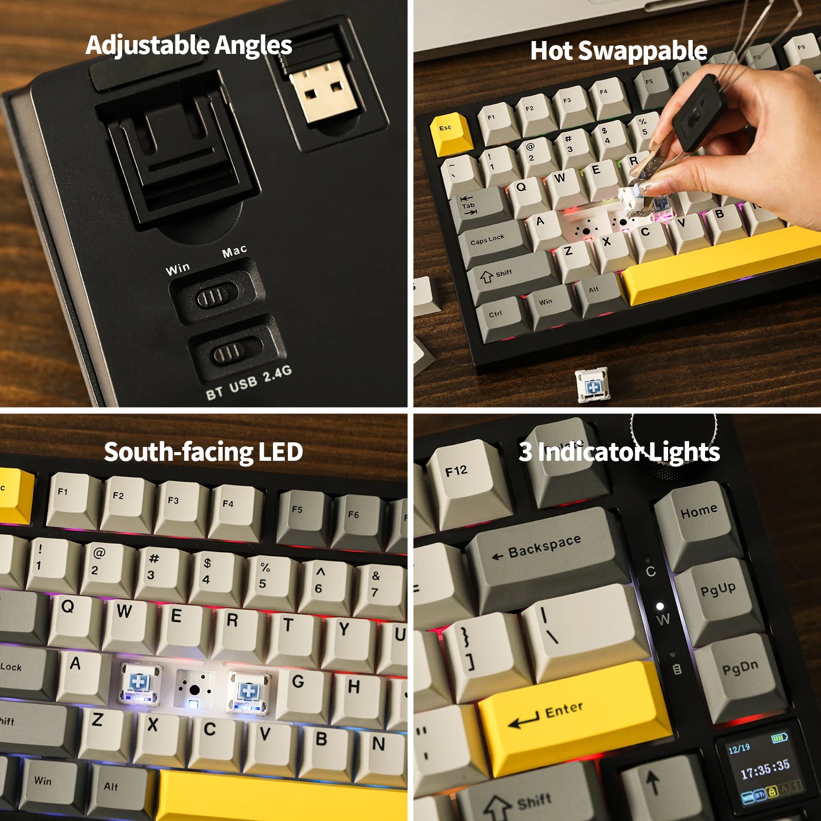 AK820 MAX Gaming Mechanical Custom Keyboard 75%