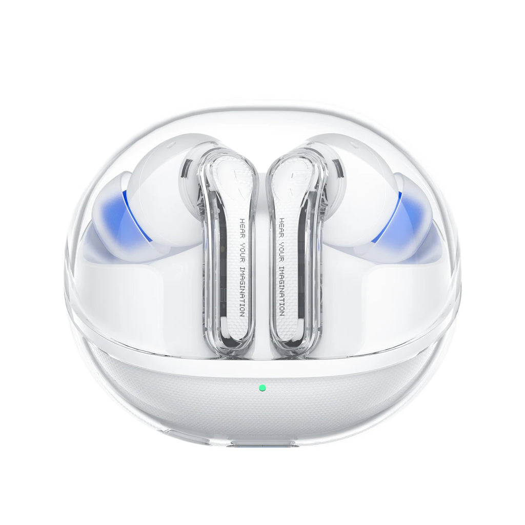 Clear Transparent Series Bluetooth 5.3 True Wireless Earbuds with Dual ENC Mic