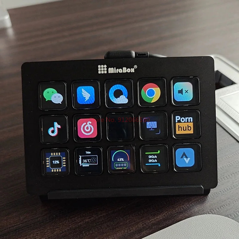 Stream Deck Visual Keyboard Lcd Button 15 Keys