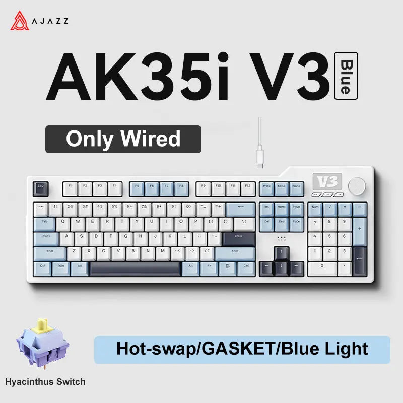 AK35I V3 MAX Tri-mode Bluetooth Wireless Gaming Keyboard