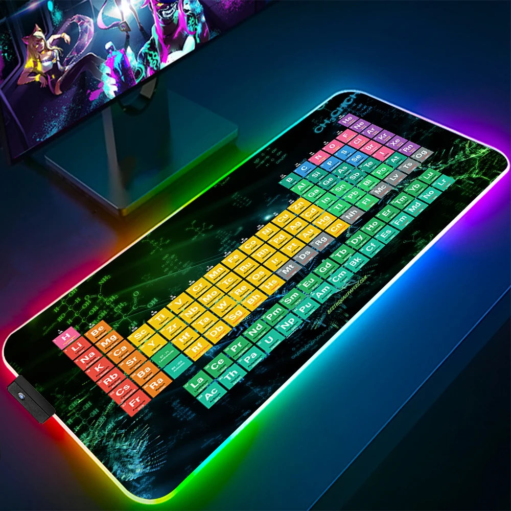 Keyboards Gaming Mat Periodic Table RGB