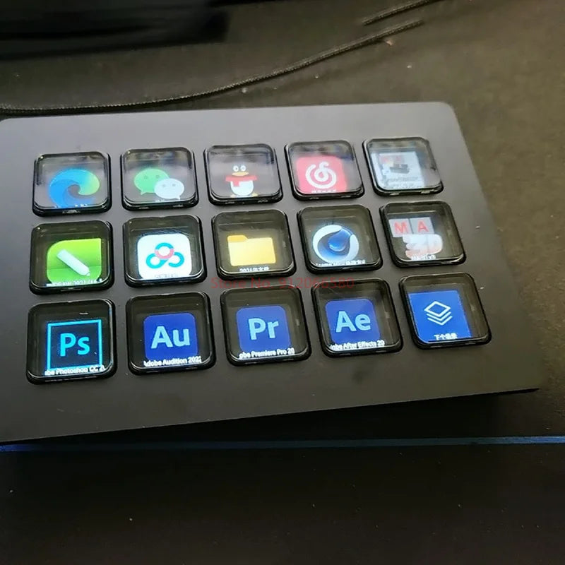 Stream Deck Visual Keyboard Lcd Button 15 Keys