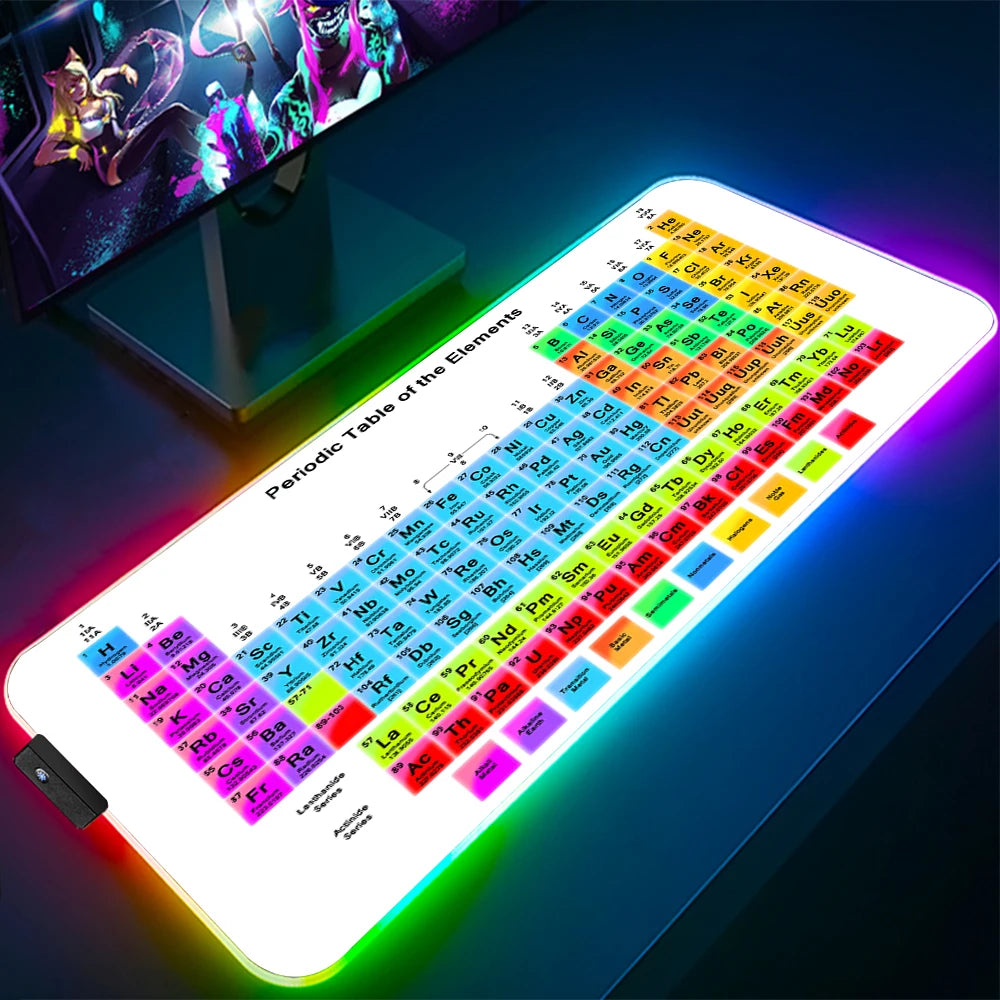 Keyboards Gaming Mat Periodic Table RGB