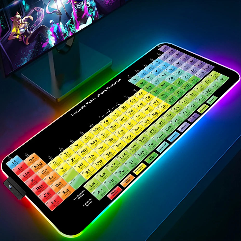 Keyboards Gaming Mat Periodic Table RGB