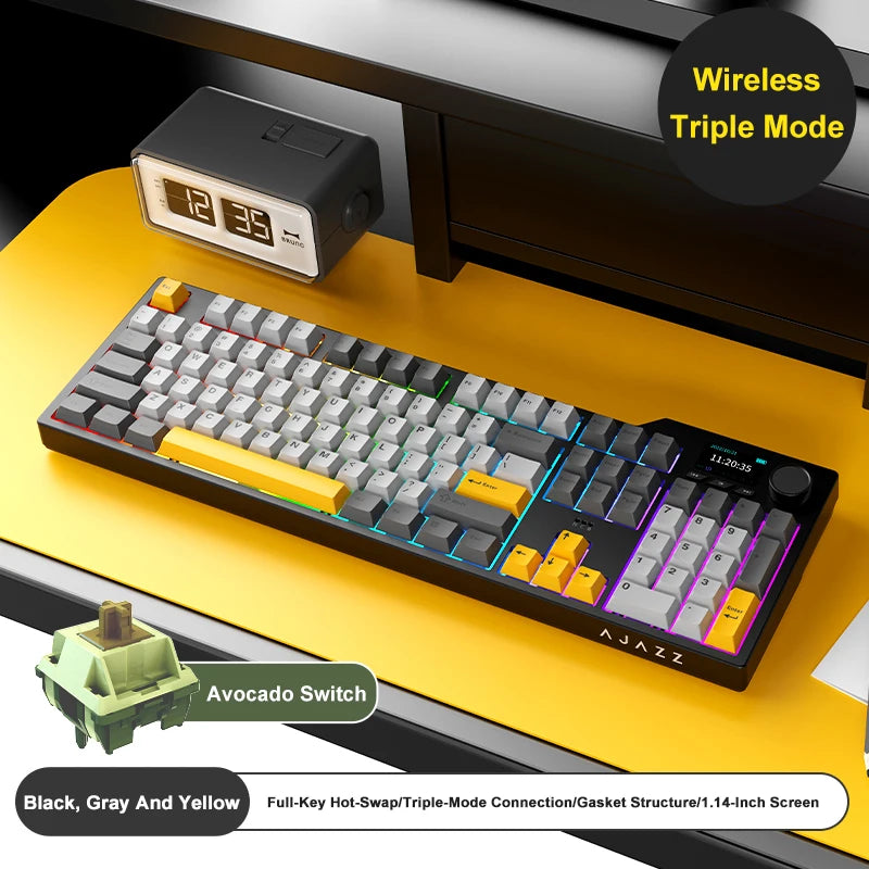 AK35I V3 MAX Tri-mode Bluetooth Wireless Gaming Keyboard