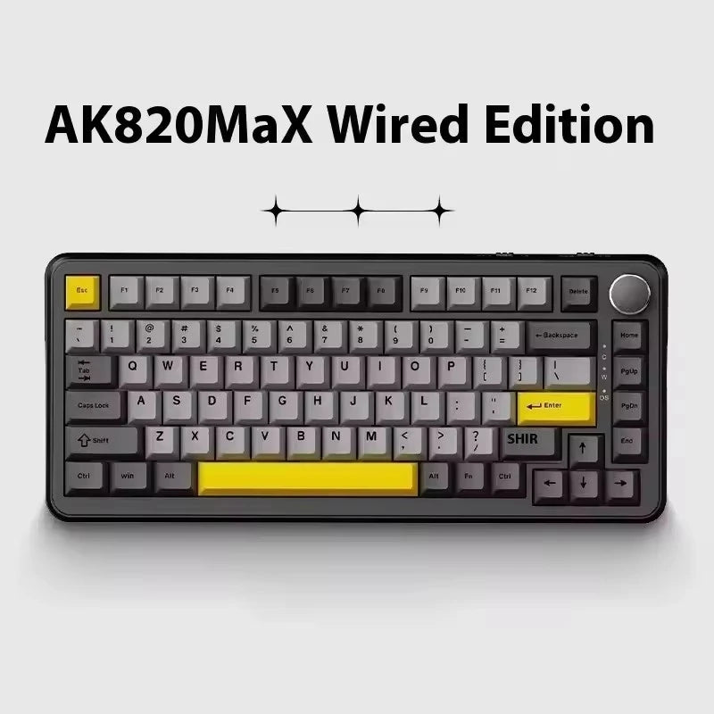 AK820 MAX Gaming Mechanical Custom Keyboard 75%