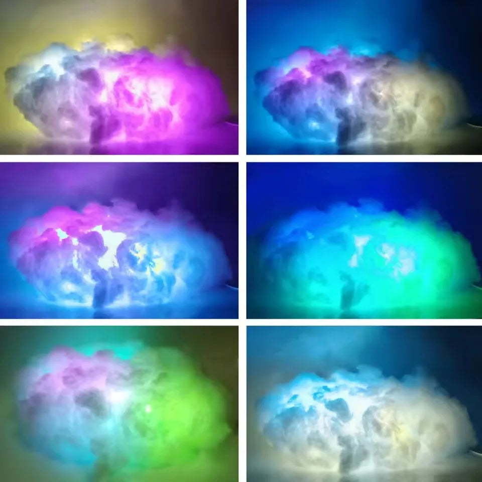 Cloud LED Lights Music Sync 3D Thundercloud Ceiling Lamp