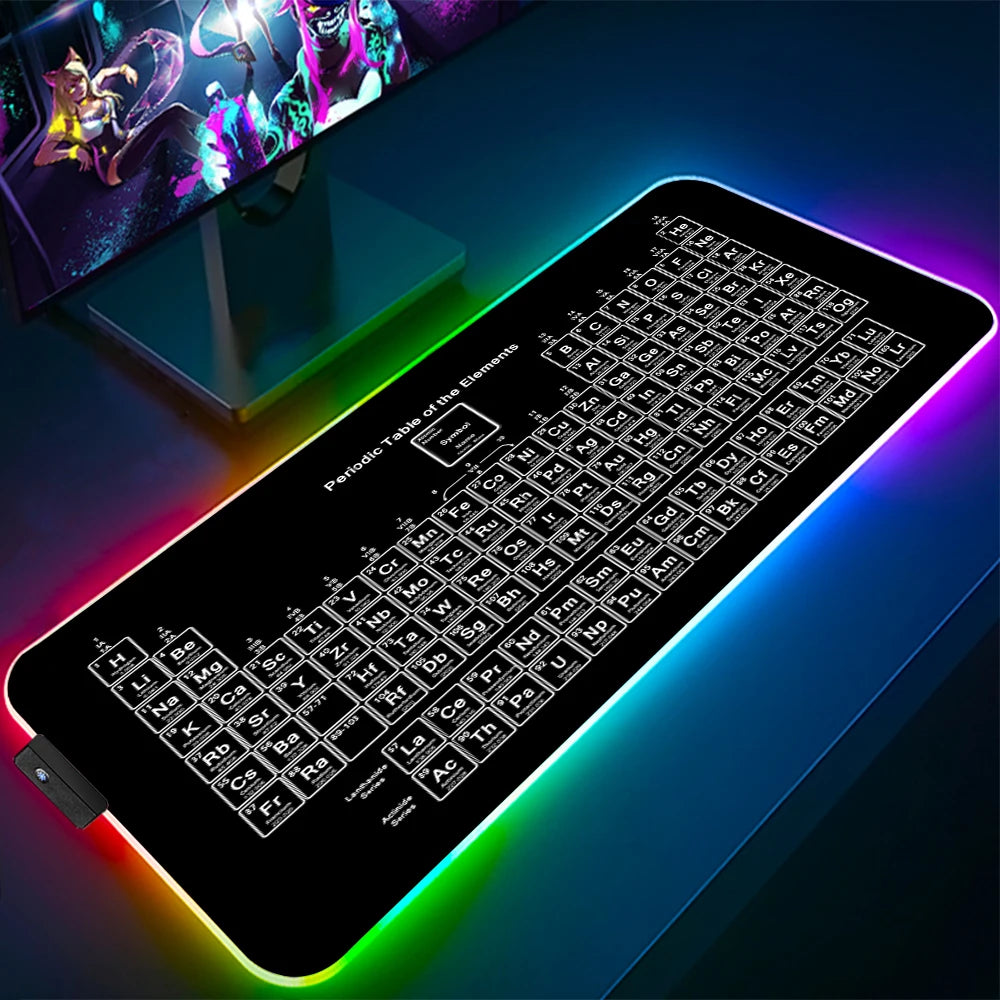 Keyboards Gaming Mat Periodic Table RGB