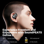 GoFree2 Open-Ear Headphones with Stable Comfort & Hi-Res Sound