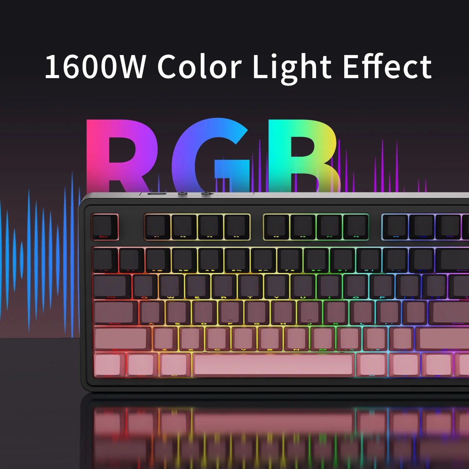AK870 Plus Wireless TFT Screen Mechanical Keyboard