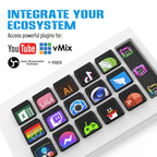 Stream Deck Visual Keyboard Lcd Button 15 Keys
