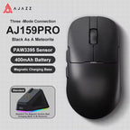 AJ159 Wireless Gamer Mouse with RGB Magnetic Charging Base