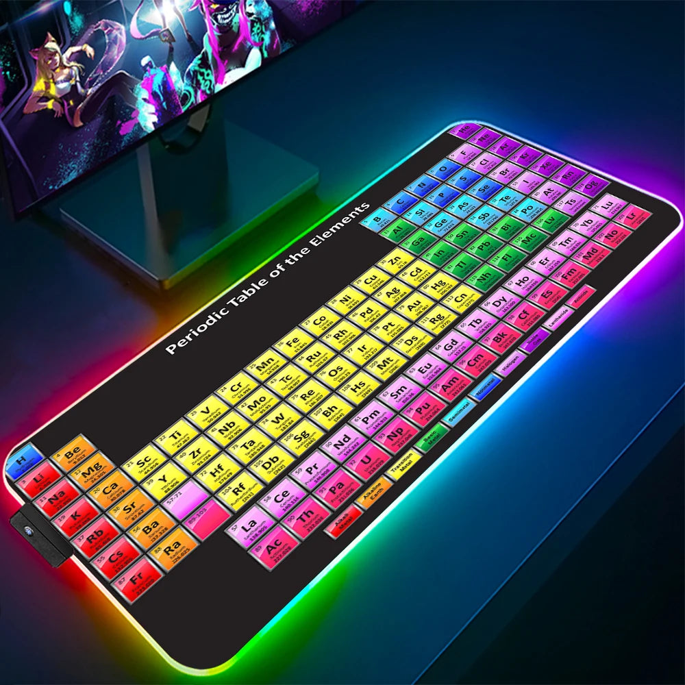 Keyboards Gaming Mat Periodic Table RGB