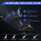Adjustable Height Swivel Ergonomic Gaming Chair